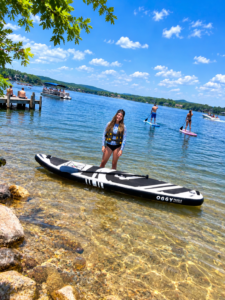 Lakeside Paddleboarding Adventure